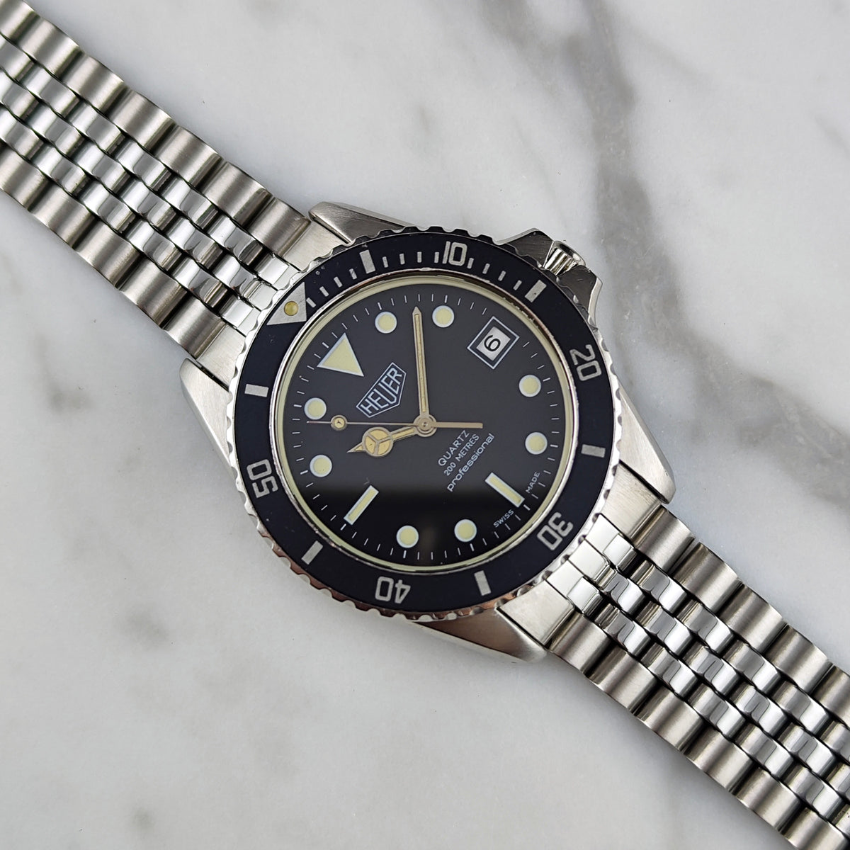 TAG Heuer Professional 1000 Blue Dial 1980 – Bild 1