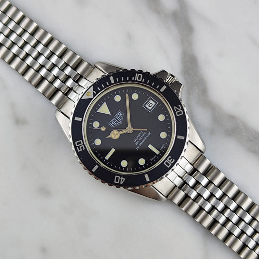 TAG Heuer Professional 1000 Blue Dial 1980 – Bild 1