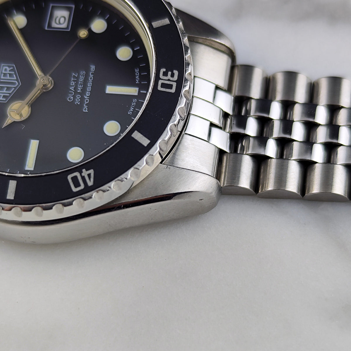 TAG Heuer Professional 1000 Blue Dial 1980 – Bild 10
