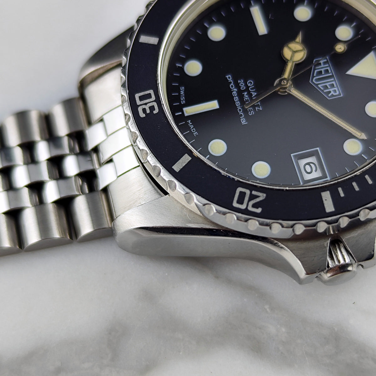 TAG Heuer Professional 1000 Blue Dial 1980 – Bild 11