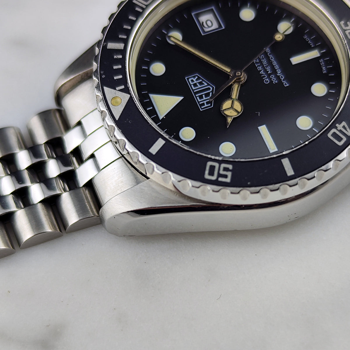TAG Heuer Professional 1000 Blue Dial 1980 – Bild 9
