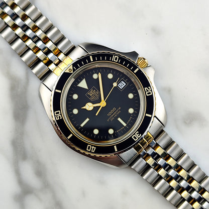TAG HEUER Professional 1000 Two-Tone Jumbo Super Rare [REF. 980.021N]