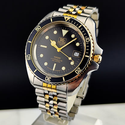 TAG HEUER Professional 1000 Two-Tone Jumbo Super Rare [REF. 980.021N]