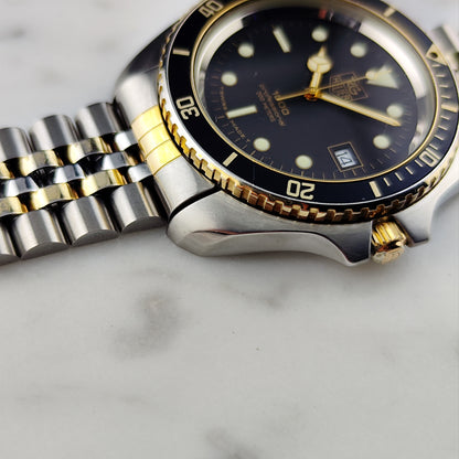 TAG HEUER Professional 1000 Two-Tone Jumbo Super Rare [REF. 980.021N]