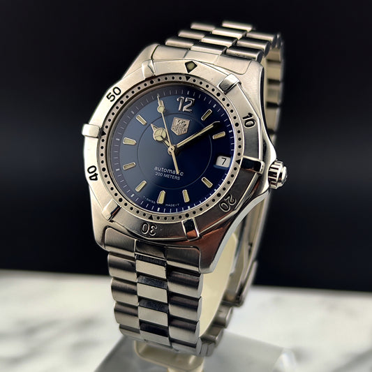 TAG HEUER Professional 2000 Blue Dial Box und Papers [REF. WK2117]