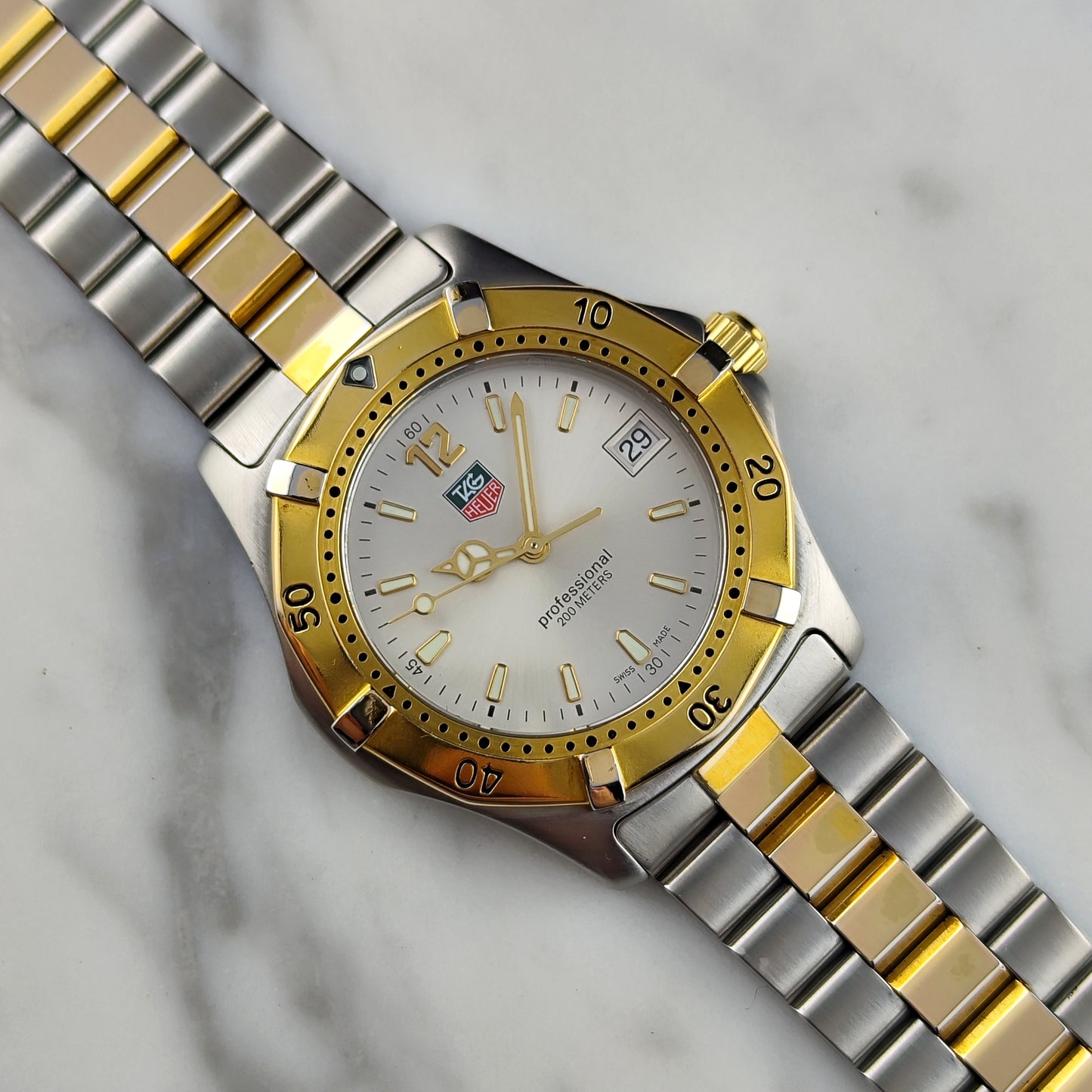 TAG HEUER Professional 2000 Diver Two-Tone Waterproof Service [REF. WK1120]