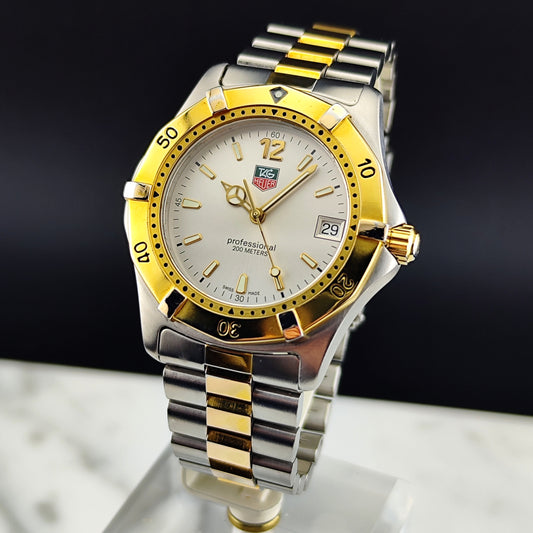 TAG HEUER Professional 2000 Diver Two-Tone Waterproof Service [REF. WK1120]