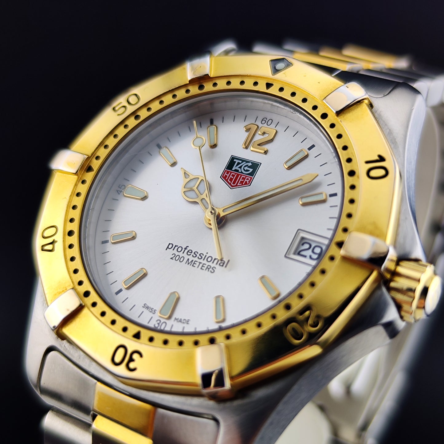 TAG HEUER Professional 2000 Diver Two-Tone Waterproof Service [REF. WK1120]