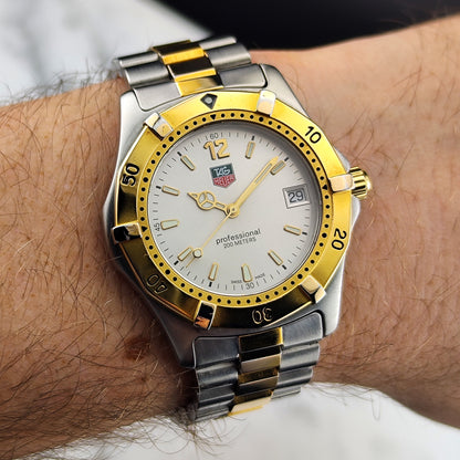TAG HEUER Professional 2000 Diver Two-Tone Waterproof Service [REF. WK1120]
