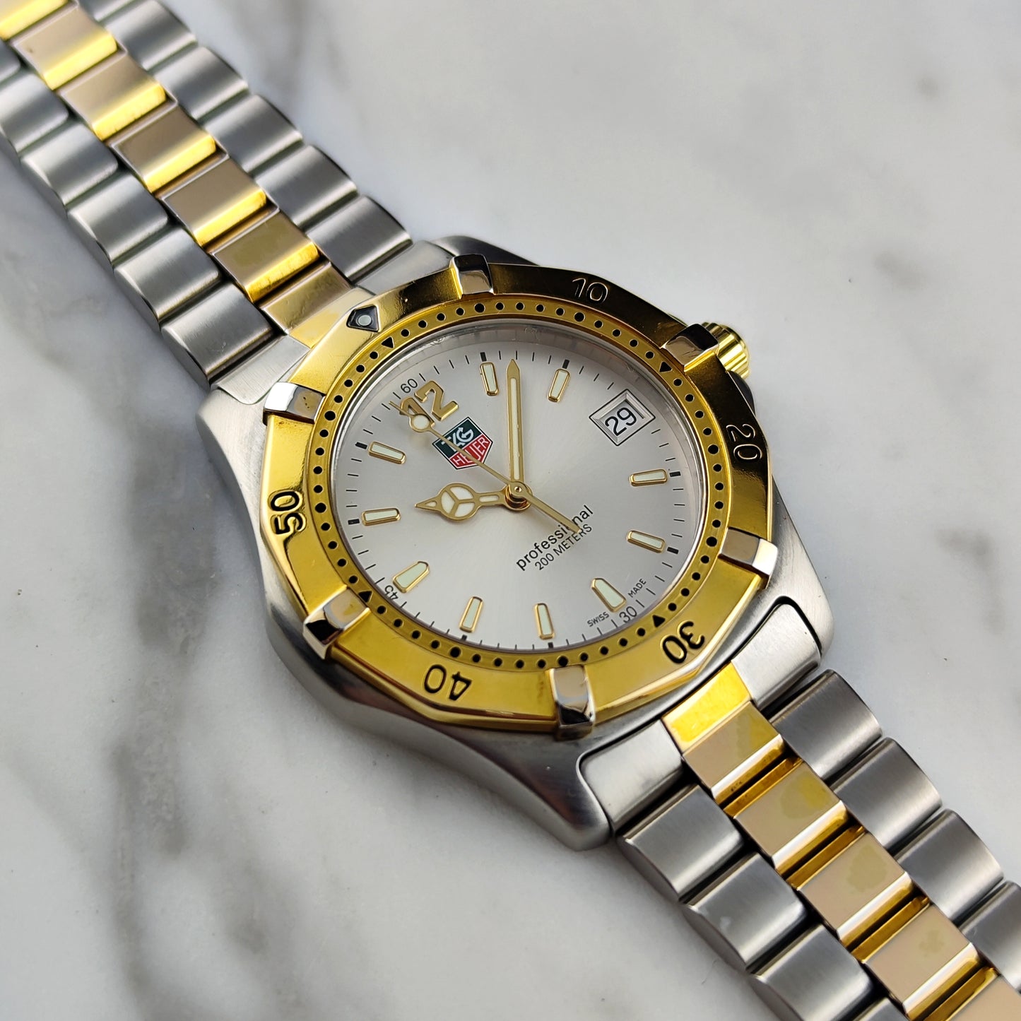 TAG HEUER Professional 2000 Diver Two-Tone Waterproof Service [REF. WK1120]