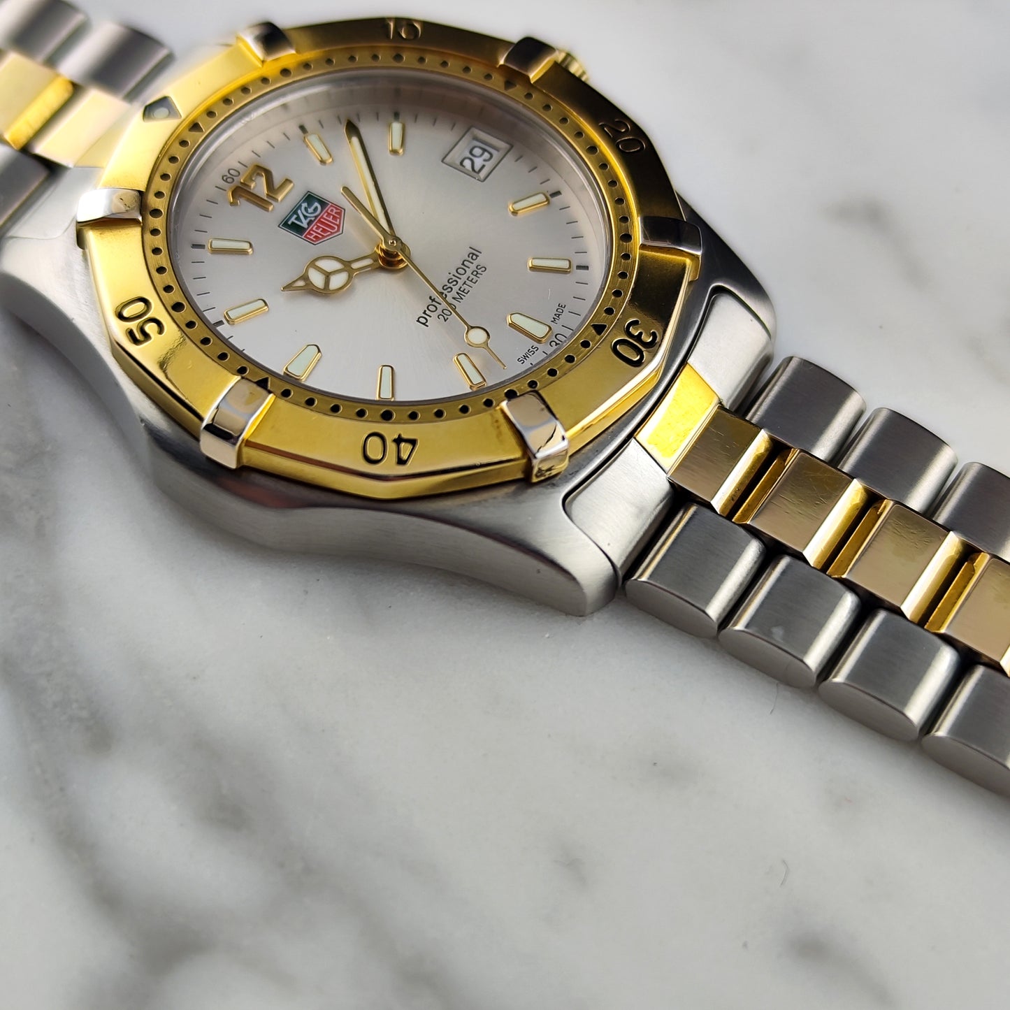 TAG HEUER Professional 2000 Diver Two-Tone Waterproof Service [REF. WK1120]