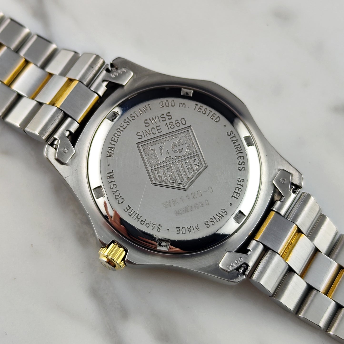 TAG HEUER Professional 2000 Diver Two-Tone Waterproof Service [REF. WK1120]