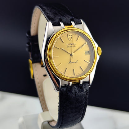 TUDOR Monarch Genéve Two-Tone 18ct Bezel Rolex Clasp [REF. 15733]
