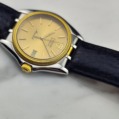 TUDOR Monarch Genéve Two-Tone 18ct Bezel Rolex Clasp [REF. 15733]