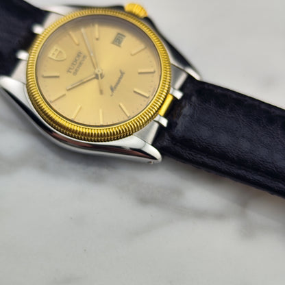 TUDOR Monarch Genéve Two-Tone 18ct Bezel Rolex Clasp [REF. 15733]