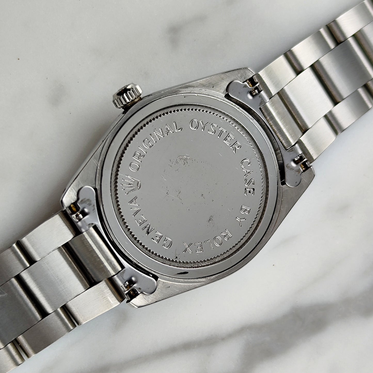 TUDOR Oysterdate Steel with many Rolex Parts 1965 [REF. 7962]
