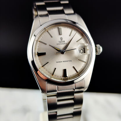 TUDOR Oysterdate Steel with many Rolex Parts 1965 [REF. 7962]