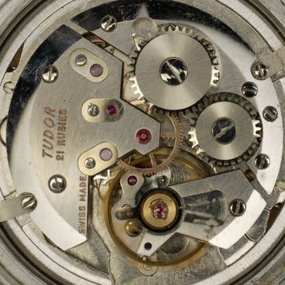 TUDOR Oysterdate Steel with many Rolex Parts 1965 [REF. 7962]