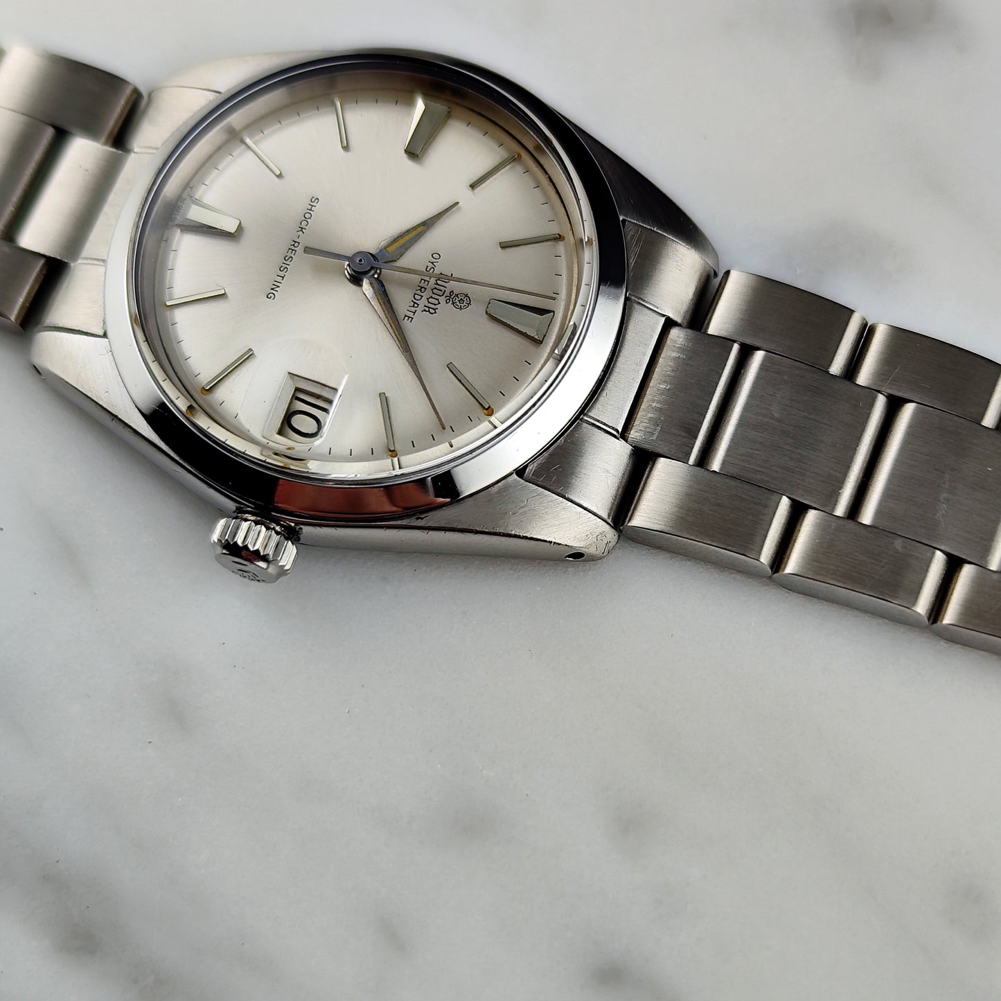 TUDOR Oysterdate Steel with many Rolex Parts 1965 [REF. 7962]