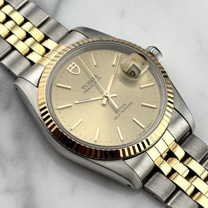 TUDOR Prince Date 34 Two-Tone Perfect Mint Condition [REF. 74033]