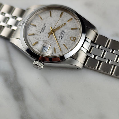 TUDOR Prince Date White Linen Dial Gold 2002 Serviced 06/2026 [REF. 74033]