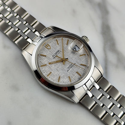 TUDOR Prince Date White Linen Dial Gold 2002 Serviced 06/2026 [REF. 74033]