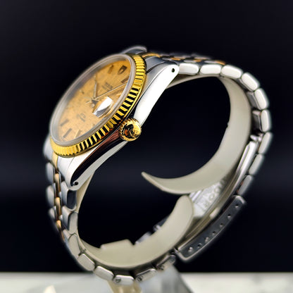 TUDOR Prince Date Two-Tone Special Linen Dial Serviced 12/2025 [REF. 74033]