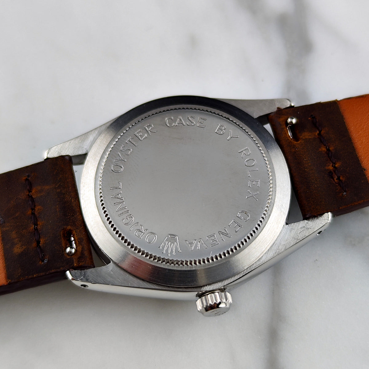Tudor Prince Oysterdate Silver Dial date 1969 – Gehäuseboden mit Gravur