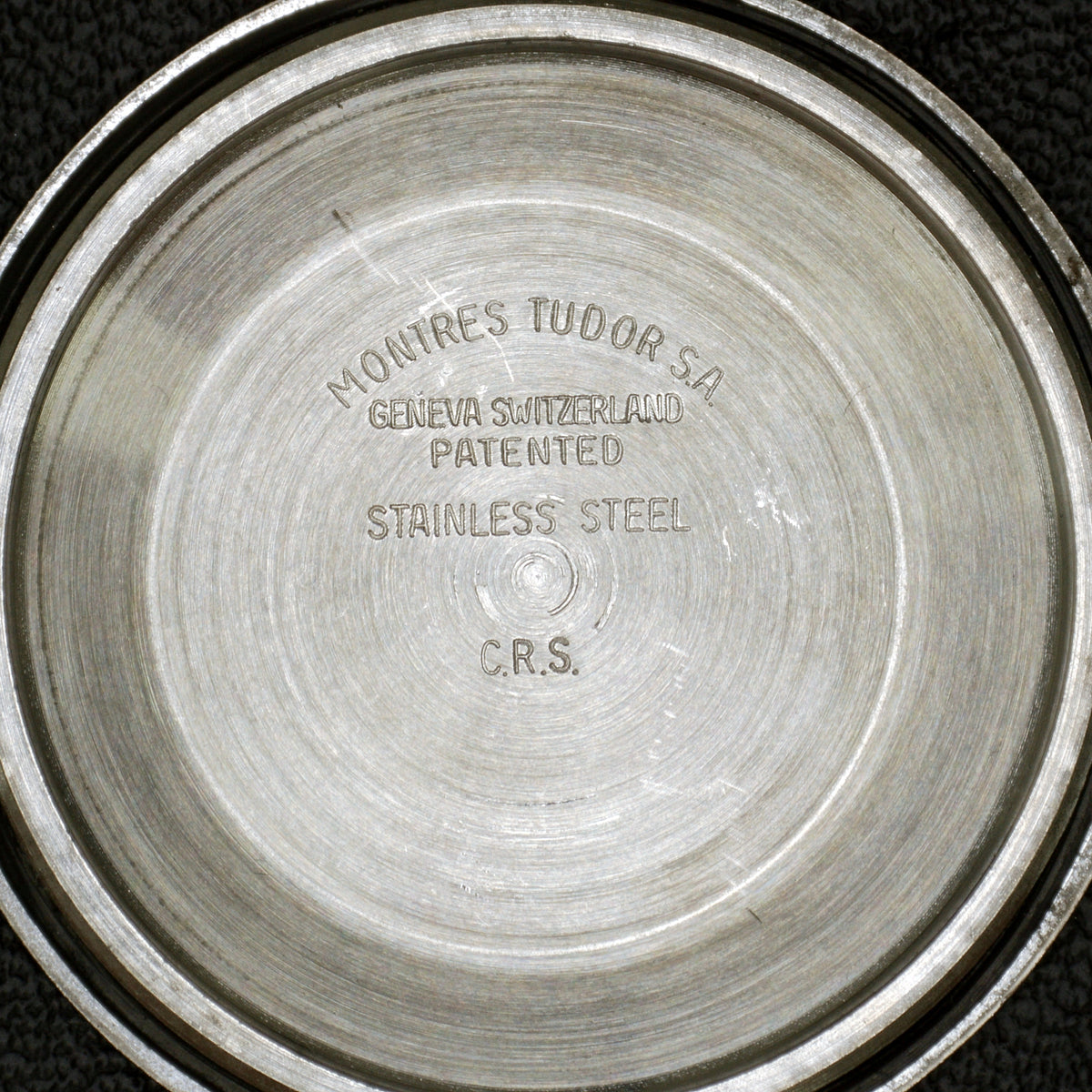 Tudor Prince Oysterdate Silver Dial date 1969 – Gehäuseboden mit Gravur